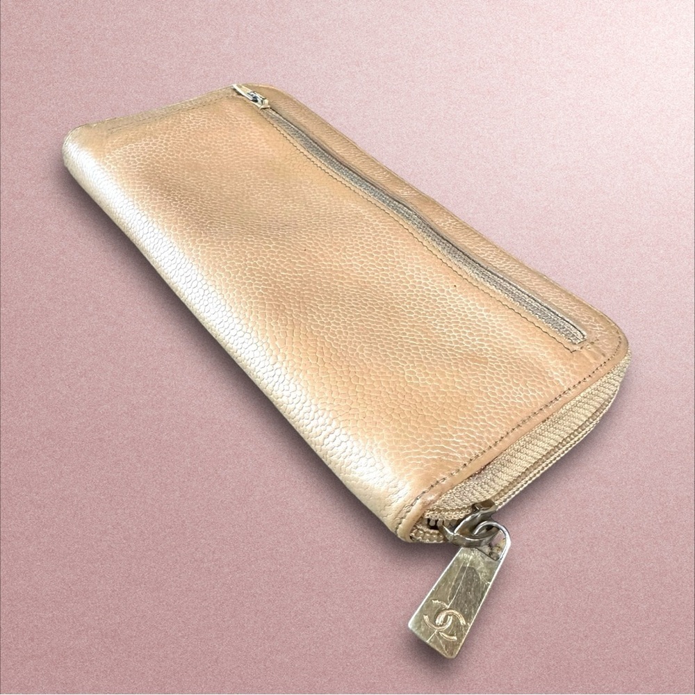 Chanel caviar zip wallet - Picture 4 of 16